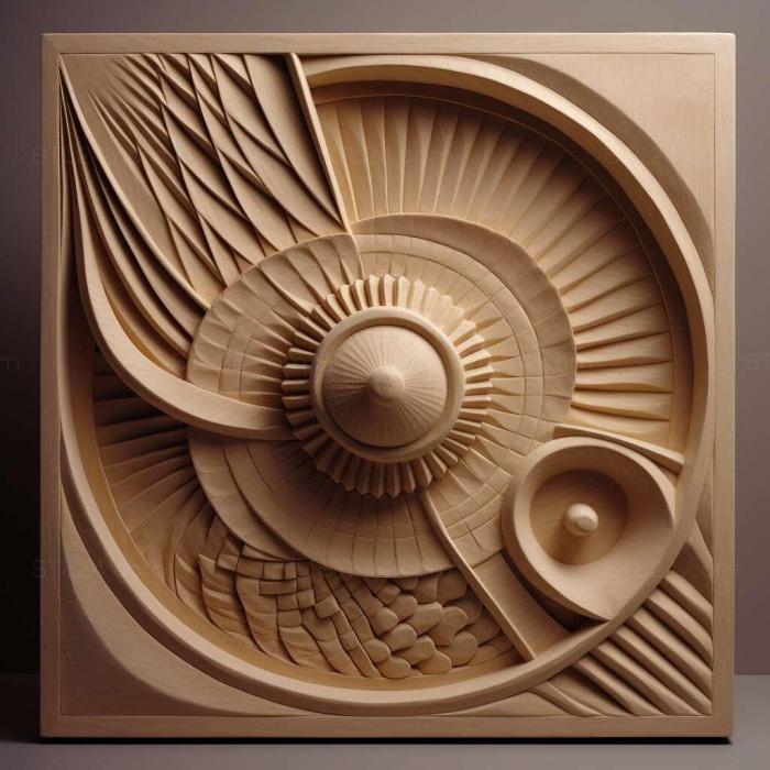 Patterns and decorations (stl af klint 3, PATTERN_2623) 3D models for cnc